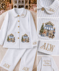 Load image into Gallery viewer, Toy Shop Christmas Pyjamas Blue