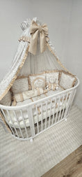 Load image into Gallery viewer, Jadore Toile Full Crib Set 9 Piece Set