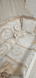 Load image into Gallery viewer, Jadore Toile Full Crib Set 9 Piece Set
