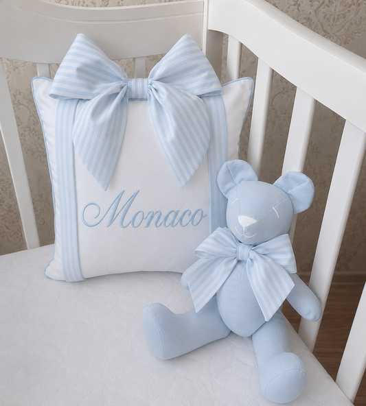 Luca stripe bow 2 piece set