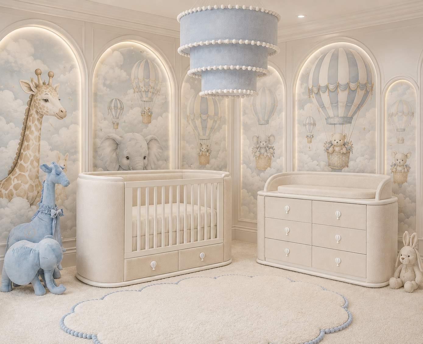 Linen Air Balloon Set
