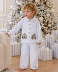 Load image into Gallery viewer, Toy Shop Christmas Pyjamas Blue
