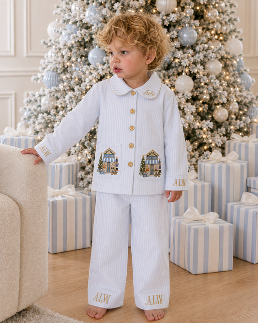 Toy Shop Christmas Pyjamas Blue