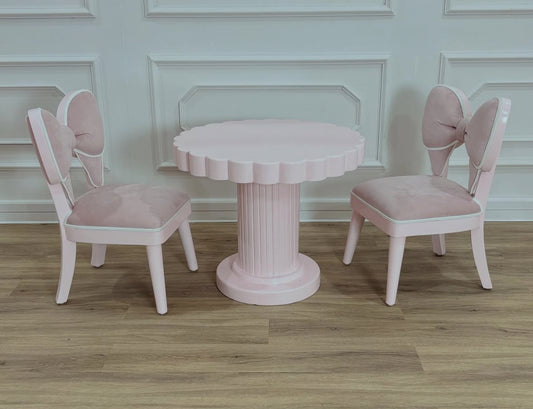 Mini Bow Table And Chair