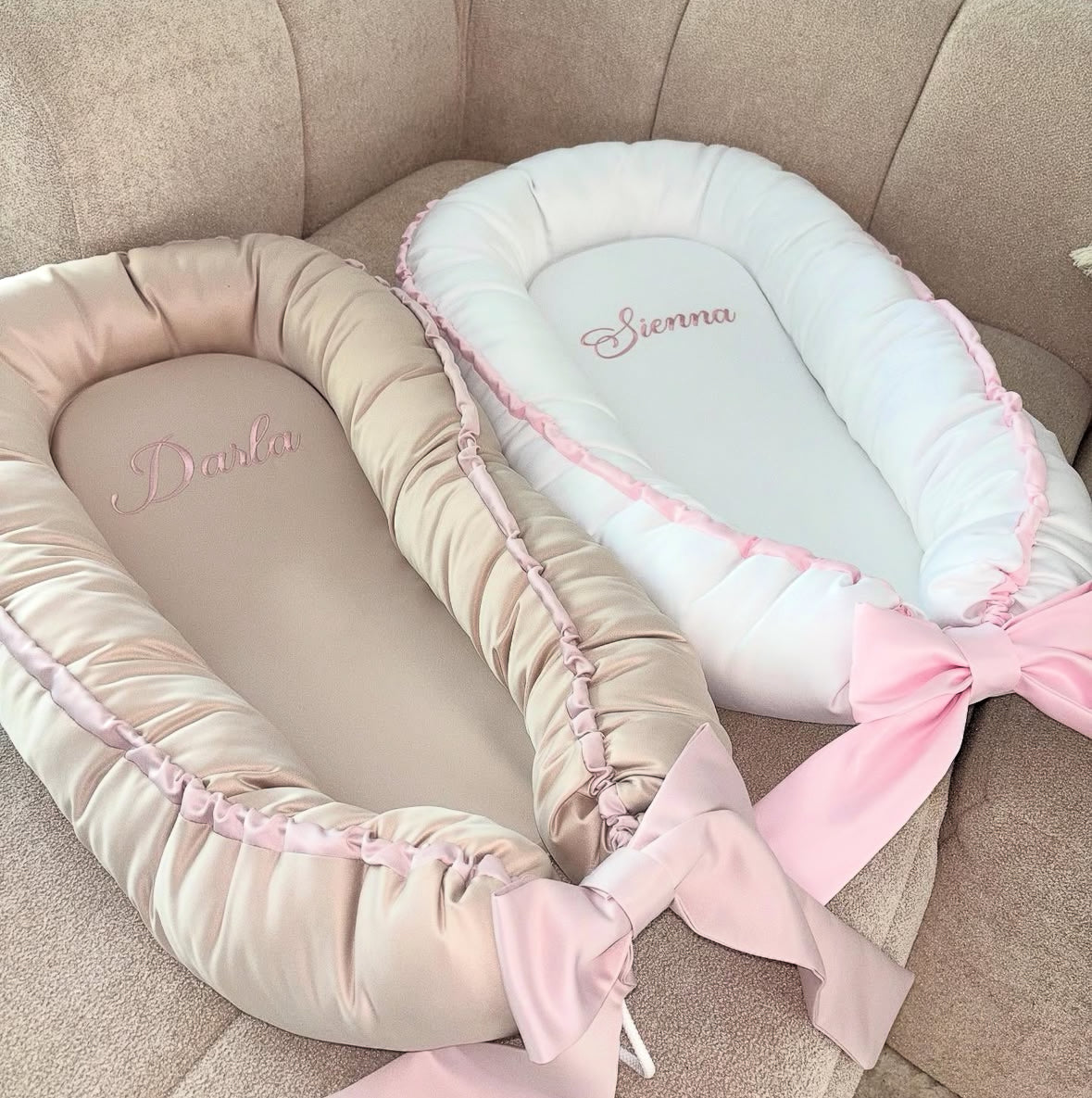 Satin Bow Baby Nest