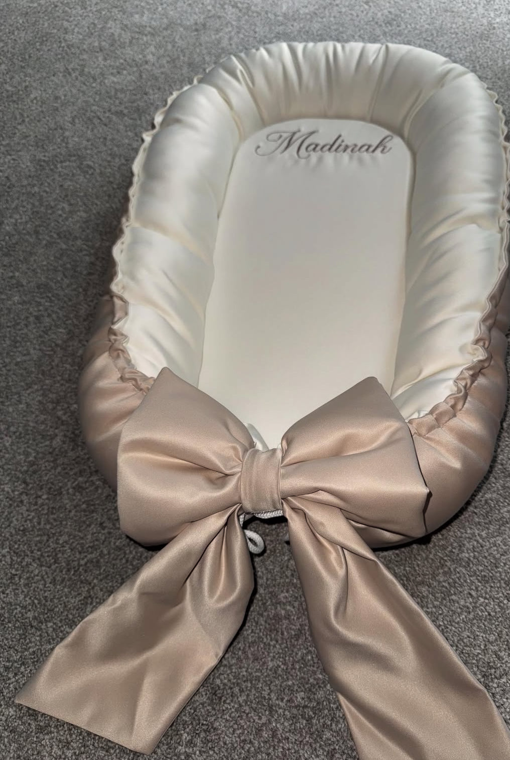 Satin Bow Baby Nest