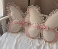 Load image into Gallery viewer, Velvet Butterfly Lace Cushion set of two
