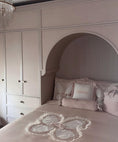 Load image into Gallery viewer, Velvet Butterfly Lace Cushion set of two
